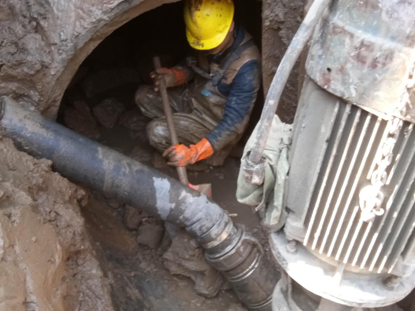 大石桥管道清淤